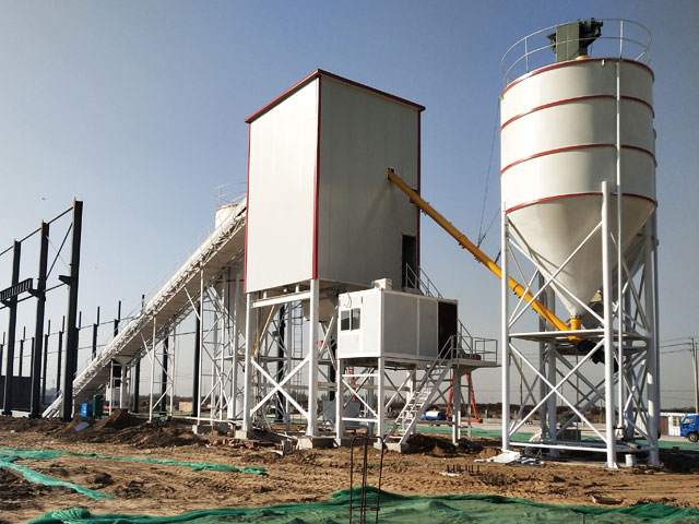 HZS120PC專用混凝(ning)土攪拌站