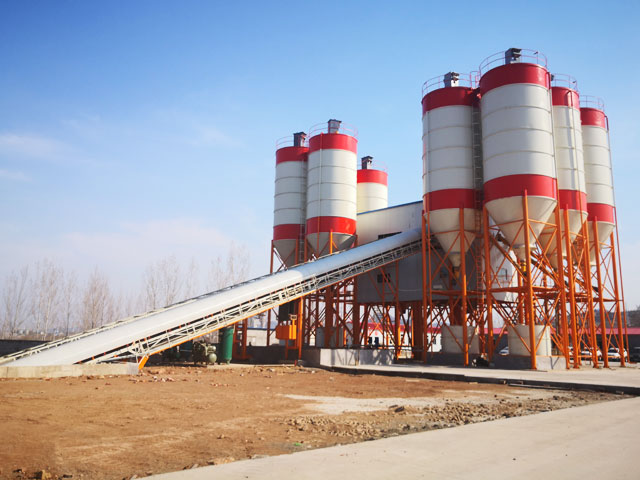 HZS180商品混凝土攪(jiǎo)拌站